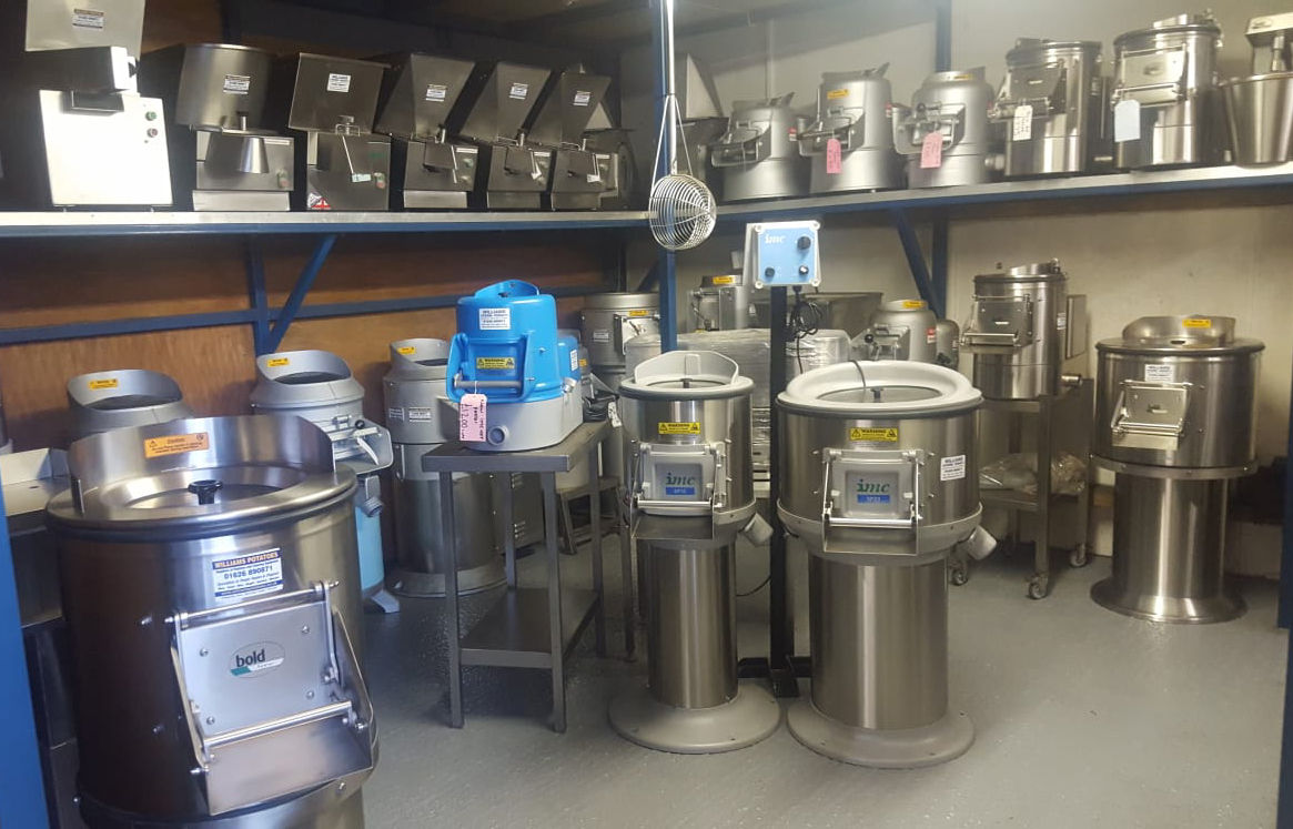 Williams Potatoes, Bold and Crypto Peerless Chippers and Peelers. Spare Parts